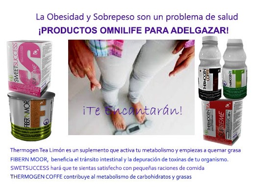 Productos para como peso de bajar los tomar omnilife